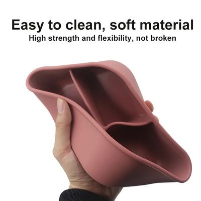 418g Leakproof Kids School Silicone Lunch Box with Lid Eco Friendly and Easy to Clean