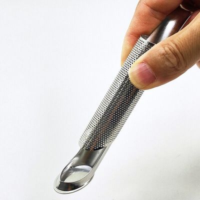 Stainless Steel Long-Handle Spice Strainer Mesh Pipe Tea Infuser for Kitchen Supplies
