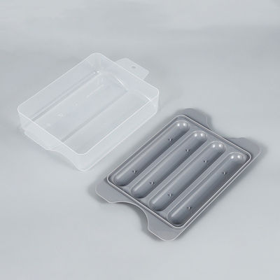 BPA Free Plastic Hot Dog Cooker Steamer with Customized Color and Side Dish Compartment