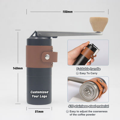 Convenient and Europe Design Style Outdoor Portable Folding Manual Coffee Grinder Sets