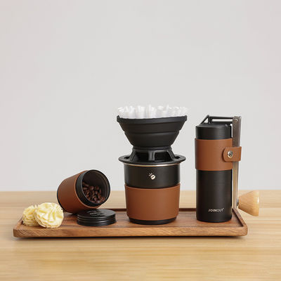 Convenient and Europe Design Style Outdoor Portable Folding Manual Coffee Grinder Sets