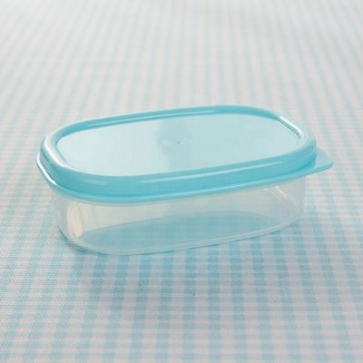 Food Storage Solution Rectangular Transparent BPA Free Plastic Refrigerator Organizer