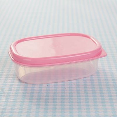Food Storage Solution Rectangular Transparent BPA Free Plastic Refrigerator Organizer