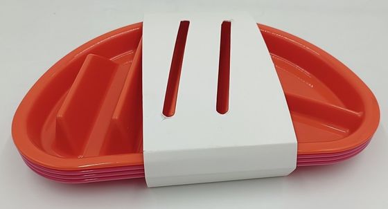 Sustainable Dishwasher Safe BPA Free Microwave Taco Plastic Plates for Back to School