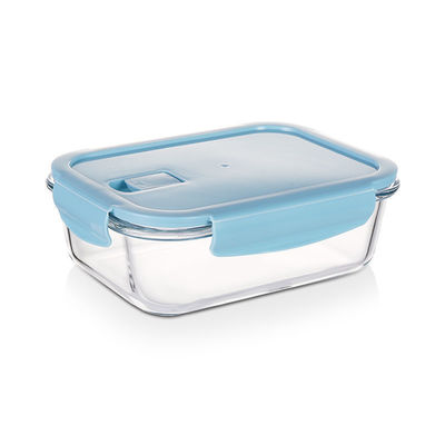 Adult Airtight Glass Meal Prep Containers Microwave Safe Glass Lunch Box with Lid