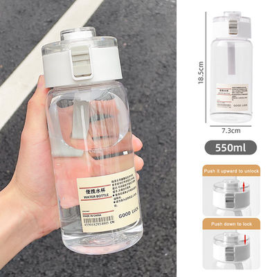 Applicable People Adults Transparent Plastic Water Bottle with Customised Material
