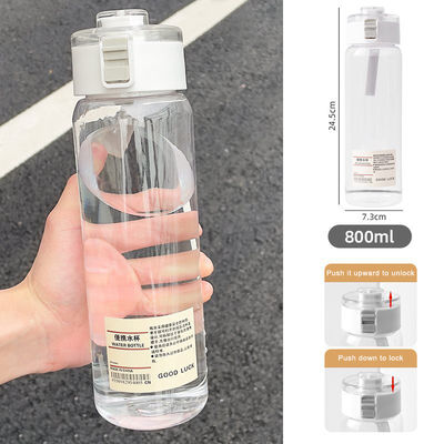 Applicable People Adults Transparent Plastic Water Bottle with Customised Material