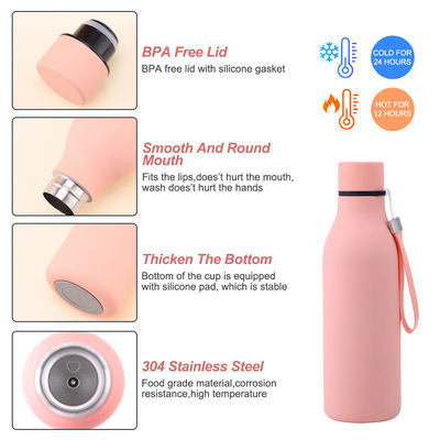 Keep Your Drinks at the Perfect Temperature with 550ML Stainless Steel Vaccum Water Bottle