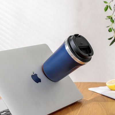 American Style 510ML Customized Logo Mug Personalized Insulated Coffee Suction Mug