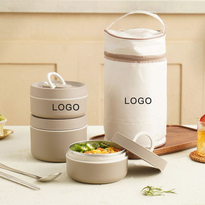 Custom Eco Friendly Plastic Stainless Steel Insulated Lunch Box for Children's Storage