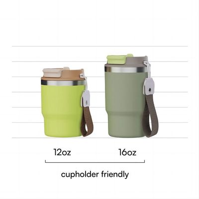 Stainless Steel 16oz Tumbler with Vacuum Insulated Coffee Cup BPA-free Lid Customized