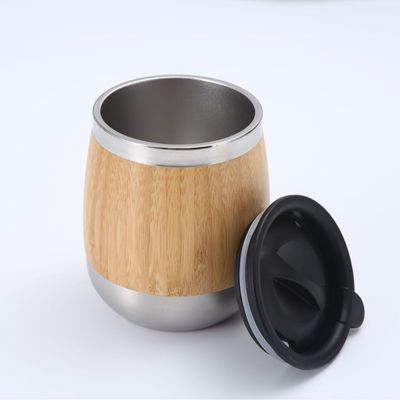 450ml Bamboo Stainless Steel Cup CLASSIC Design Style and HANDGRIP Accessories for Your