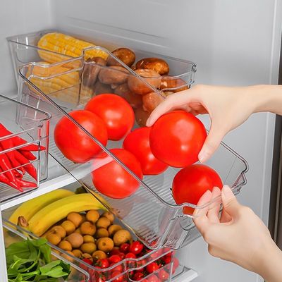 Food Storage Package Square Plastic Kitchen Container for Fridge Drawer Organizer
