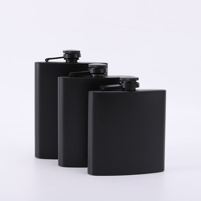 Portable Stainless Steel Camping Hip Flask Leakproof Whiskey Gift Set for Outdoor Fun