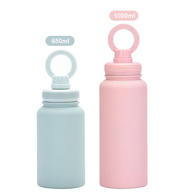 Sports Insulated Stainless Steel Water Bottle with Cell Phone Mount Stand Magnetic Holder Sustainable