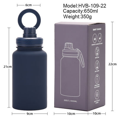 Sports Insulated Stainless Steel Water Bottle with Cell Phone Mount Stand Magnetic Holder Sustainable