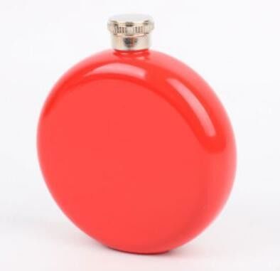 5oz Round Stainless Steel Hip Flask Giveaways Perfected with Round Shape