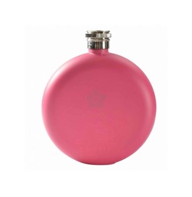 5oz Round Stainless Steel Hip Flask Giveaways Perfected with Round Shape