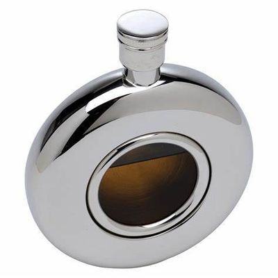 CLASSIC Design Style Customized Round Wine Liquor Hip Flask for Customer Requirements