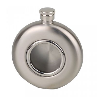 CLASSIC Design Style Customized Round Wine Liquor Hip Flask for Customer Requirements
