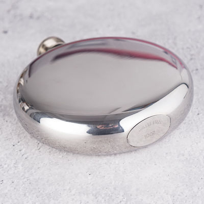 CLASSIC Design Style Customized Round Wine Liquor Hip Flask for Customer Requirements