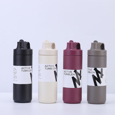 304 Stainless Steel Japandi Design Style 550ml Double Wall Vacuum Flask With Handle