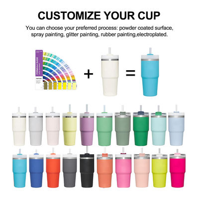 Thermal Insulation 14oz Kids Cup with Straw Bpa Free Double Wall Stainless Steel Tumbler
