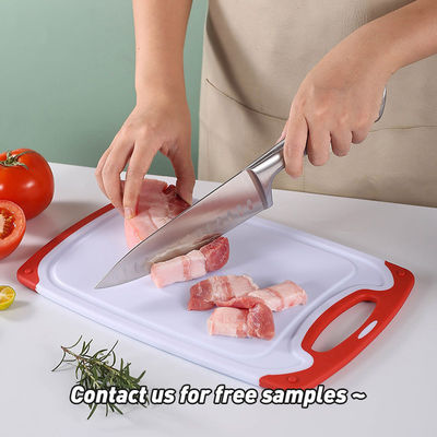 3 Sizes PP Plastic Cutting Board Set with Wear-resistant Material and Non-Slip Surface