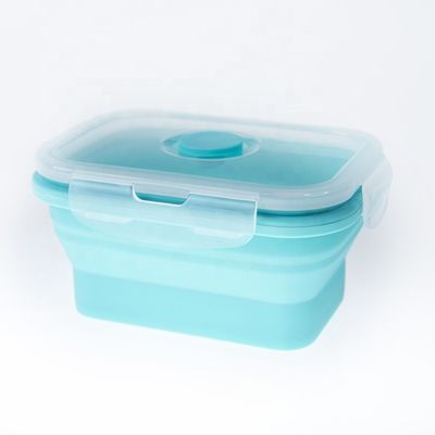 Highly Customized Safe Microwavable Eco-Friendly School Silicone Lunch Bento Box