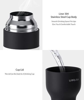 Applicable 12oz Lid Can Be Used as Drinking Cup for Stainless Steel Water Bottle
