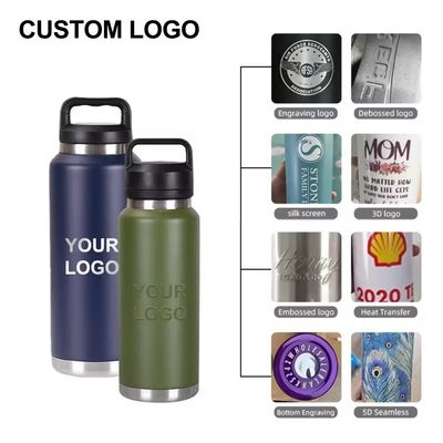 Adults 18 oz 26 oz 36 oz Insulated Water Bottle Double Wall Stainless Steel Gym Sports Drinking Bottle