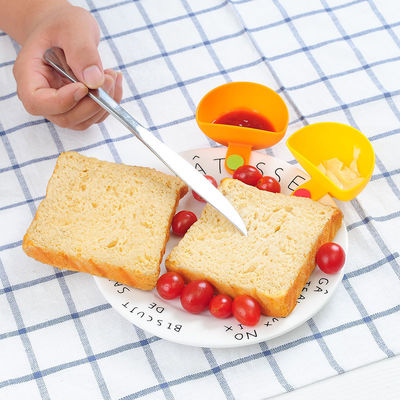 10g Vinegar Tomato Dip Clips Seasoning Dish Plastic Dip Clip Bowl For Plate Holder