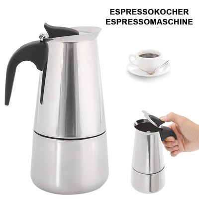 Coffee Tea Tools 6 Cup Stainless Steel Moka Pot Espresso Coffee Maker by Bialetti