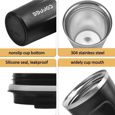 Stainless Steel Travel Mug 510ml Insulated Coffee Spill Vacuum Tumbler for Giveaways