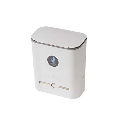Restaurants Anti-odor Wall Mounted Hanging Slide Cover Trash Can Plastic Rubbish Bin