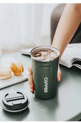 Stainless Steel Travel Mug 510ml Insulated Coffee Spill Vacuum Tumbler for Giveaways