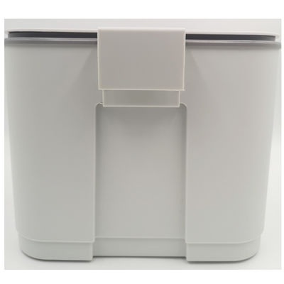 Restaurants Anti-odor Wall Mounted Hanging Slide Cover Trash Can Plastic Rubbish Bin