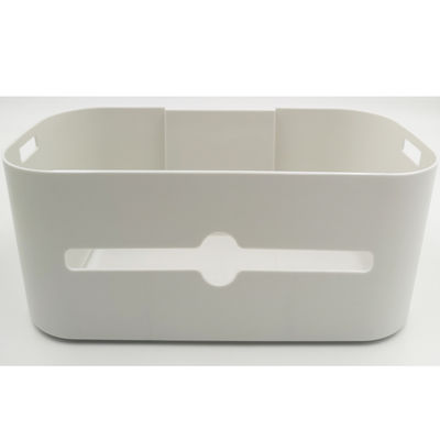 Restaurants Anti-odor Wall Mounted Hanging Slide Cover Trash Can Plastic Rubbish Bin