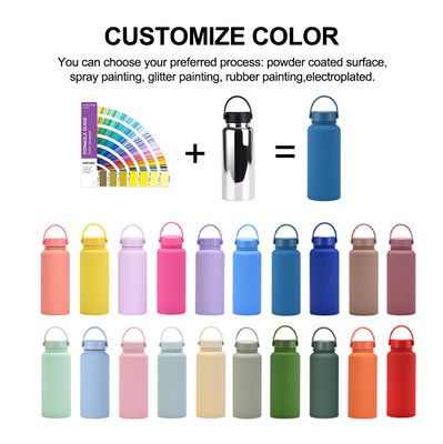 CLASSIC design 32oz wide mouth double wall stainless steel water bottle for eco friendly