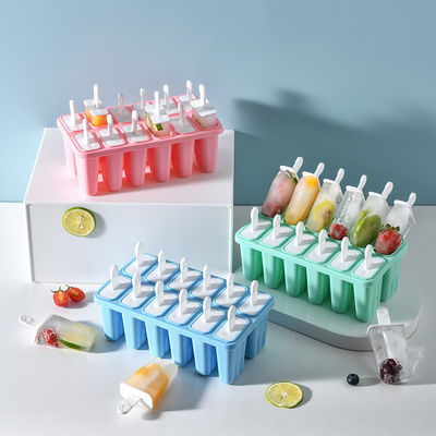 Easy to Custom Logo Silicone Popsicle Molds for Making Ice Cubes Reusable and Durable