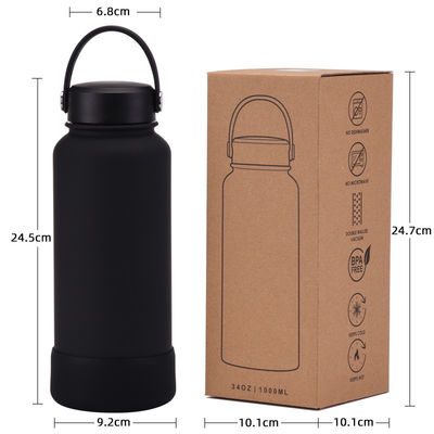 CLASSIC design 32oz wide mouth double wall stainless steel water bottle for eco friendly