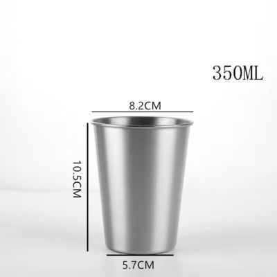 1 Piece 12oz Kids Stainless Steel Milk Mugs with Colorful Silicone Lids and Straws