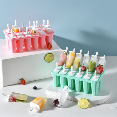 Easy to Custom Logo Silicone Popsicle Molds for Making Ice Cubes Reusable and Durable
