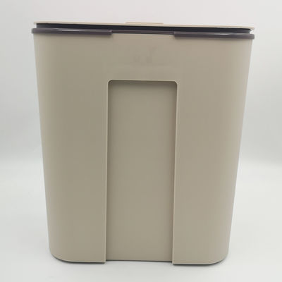 Rectangular Wall Mounted Hanging Slide Cover Trash Can Plastic Rubbish Ash Waste Bin