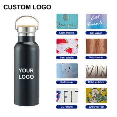 500ml/750ml Vacuum Insulated Drink Flasks with Sustainable Double Wall Stainless Steel