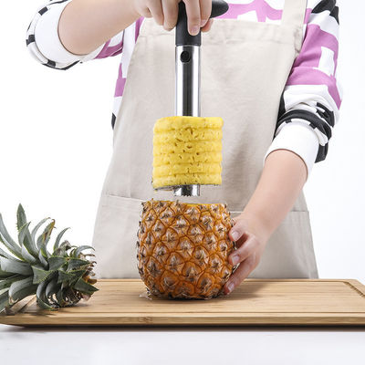 Stainless Steel 304 Pineapple Corer Slicer Fast Kitchen Gadget for Easy Core Removal