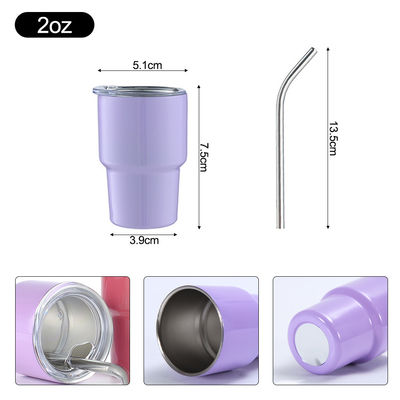 Reusable Mini Tumbler Shot Glass 304 Stainless Steel with Customized Logo