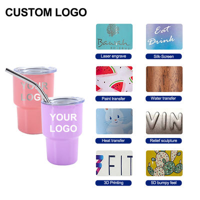 Reusable Mini Tumbler Shot Glass 304 Stainless Steel with Customized Logo