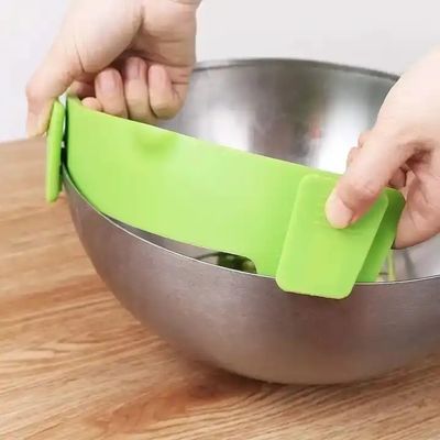 Adjustable Snap N Strain Pot Strainer and Pasta Strainer Flexible Silicone Material