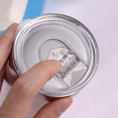 20OZ Capacity Stainless Steel Skinny Tumbler with Sliding Lid and Straw Top Choice